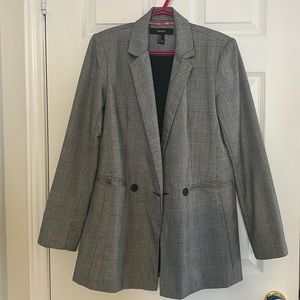 Forever 21 checkered blazer